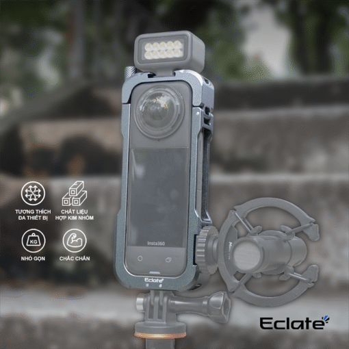 Khung camera cage Eclaté Hợp Kim Nhôm dành cho Insta360 X4