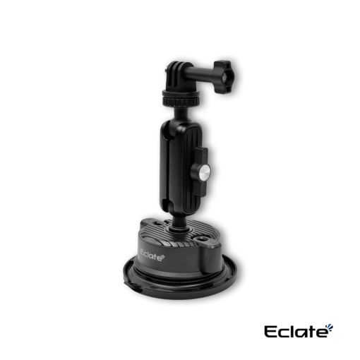 Hút kính 1 chân Eclaté cho camera hành động, kết hợp đầu bi xoay 360°
