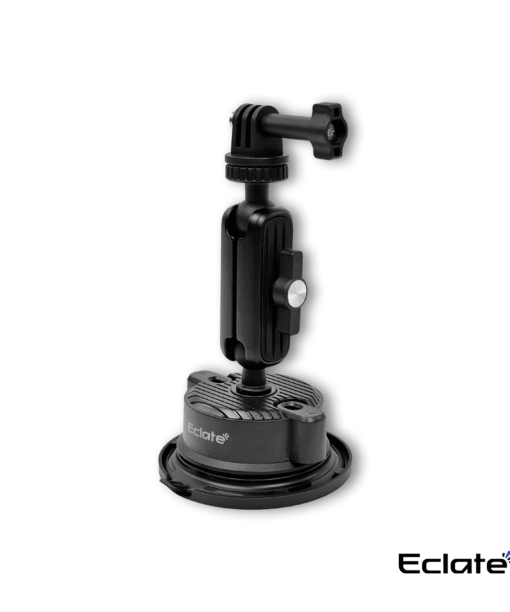 Hút kính 1 chân Eclaté cho camera hành động, kết hợp đầu bi xoay 360°