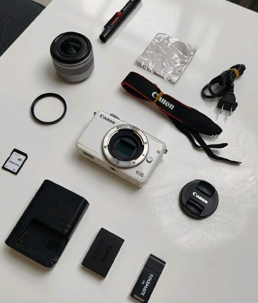 Canon M10 trắng, kèm bộ quà tặng