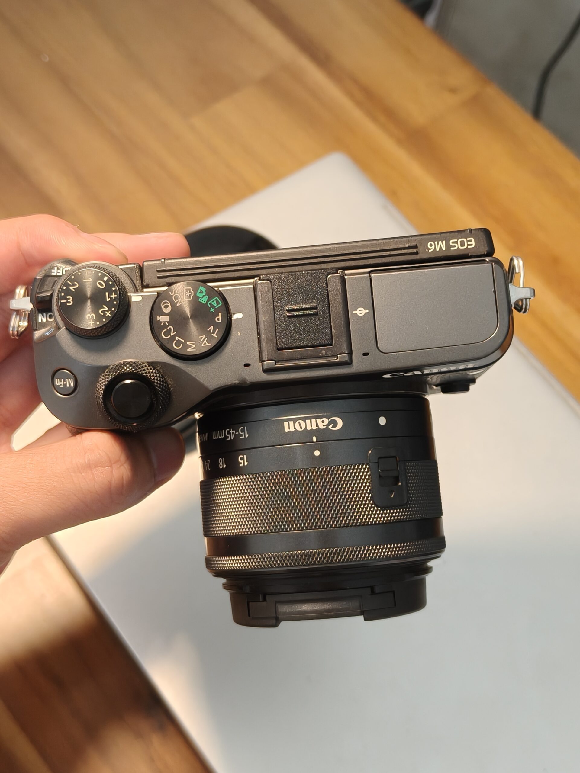 Canon M6 likenew kèm KIT màu đen - Ảnh 4