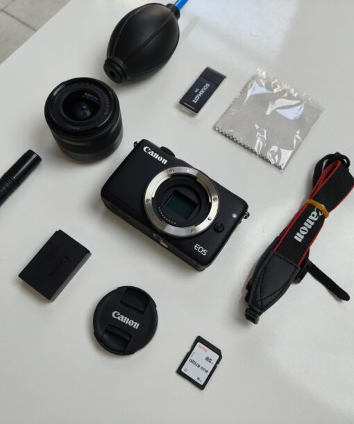 Canon M10 đen, kèm bộ quà tặng